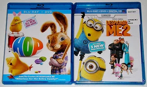 Kid Blu-ray DVD Lot - HOP (Used) Despicable Me 2 (New) - Picture 1 of 1