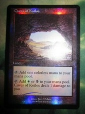 Caves of Koilos FOIL Apocalypse Near Mint / Light Play English MTG