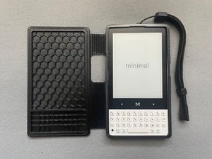 Minimal Phone Flip Case - Carbon Black Stealth (3D Printed) - Imagen 1 de 9