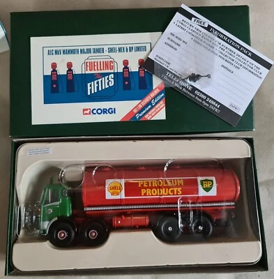 Corgi CC11502 AEC MkV Mammoth Major Tanker Shell-Mex & BP Ltd Edition 1:50 NEW - Image 1 of 4