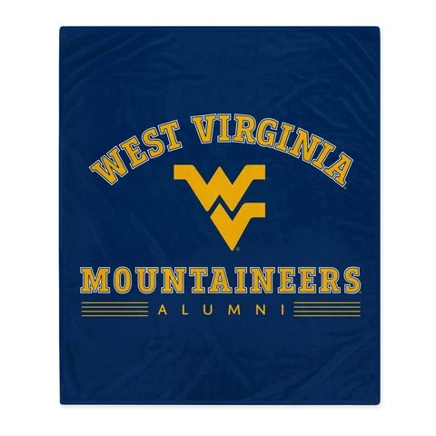 West Virginia Mountaineers NCAA 60'' x 70'' Alumni Fleece Blanket - F47189912 Cover