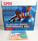 SPRI Anti-Burst Weighted Performance Ball NEW +Suzanne Deason Workout DVD SEALED
