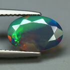 1.20 Cts_Extreme Fire_100 % Natural Multi-Color 3D Flash Welo Solid Black Opal