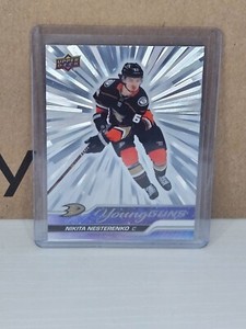 Nikita Nesterenko 2023-24 Upper Deck Outburst Silver Young Guns Rookie Card #230