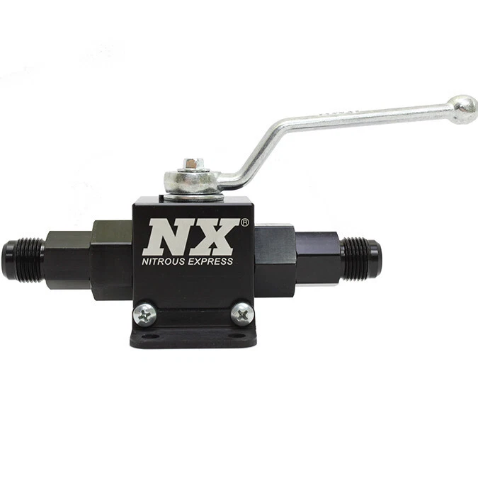 15159-8 Nitrous Express Lightweight Aluminum In-Line Ball Valve - 1/2" ID, -8AN - Image 1 of 1