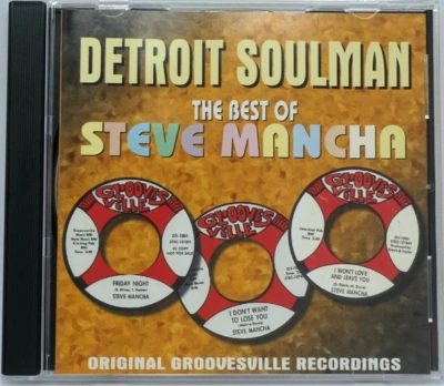 Steve Mancha : Detroit Soulman (The Best Of)  CD Album  -  RARE - Image 1 of 3