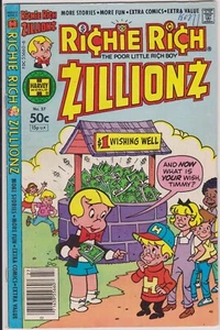 Richie Rich Zillionz Issue #27 Comic Book. Cartoon. Humor. Children. Harvey 1981 - Picture 1 of 2