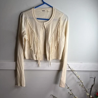 Elie Tahari Ivory Sweater Set Size M Very Soft  - Image 1 of 4