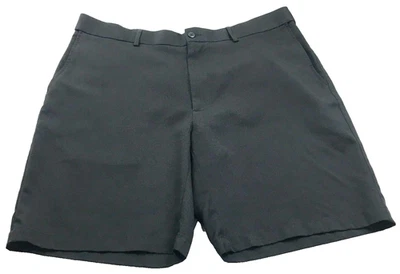 Мужские шорты-чино для гольфа Grand Slam размер 38 черные плоские передние с косыми карманами - Изображение 1 из 4