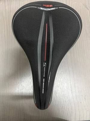 Sillín/asiento de bicicleta de gel reactivo Serfas LS-100 para mujer, licra, comodidad SIN CAJA  Foto 1 de 3