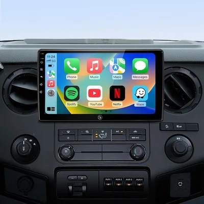 10" Car Radio for Ford F150 F250 F350 | Wireless CarPlay Android Auto GPS - Image 1 of 4
