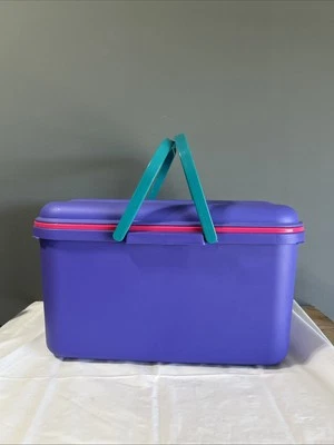 Сумка-тоут Eagle Craftstor фиолетовая 18x12 для рукоделия шитья органайзер для хранения контейнер Sh9 - Изображение 1 из 4