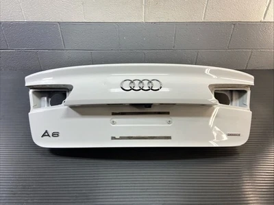 2012-2018 Audi A6 4G Sedan Trunk Tailgate Deck Lid White LY9C OEM *NOTE* — 第 1/4 张图片