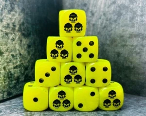 Triple Skull of DOOOOOM !!!!!!, Custom Würfel Set - Bild 1 von 3