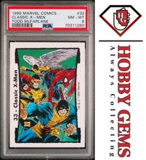 SPIDER-MAN CLASSIC X-MEN PSA 8 1990 Marvel Comic Images Todd McFarlane #33
