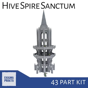 Hive Spire Sanctum - 28mm Gothic 3D Printed Terrain for Tabletop Wargaming - Picture 1 of 12
