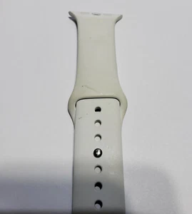 Original WHITE Apple Watch Sport Band 44mm SMALL S/M MTPK2AM/A in Bulk Pkg - Picture 1 of 10