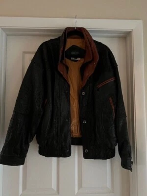 CHAQUETA DE CUERO THINSULATE PEERLESS GARMENTS M/M Foto 1 de 4