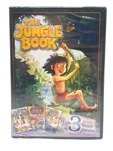 Jungle Book + Snow White + Alice in Wonderland Beauty & The Beast DVD New Sealed - Picture 1 of 2