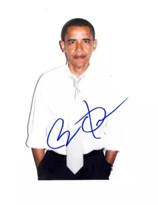 Fotografia 8x10 firmata Barack Obama autografata (44° Presidente) - Foto 1 di 1