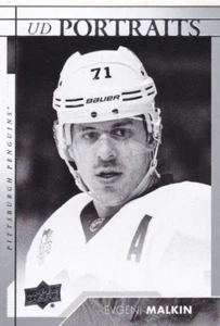 EVGENI MALKIN 2017-18 17-18 UPPER DECK 1 PORTRAITS INSERT #P-51 PENGUINS - Picture 1 of 1