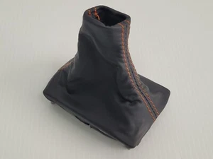 Subaru XV G5X Automatic Leather Shifter Surround Boot Orange Stitching 17 - 23 - Picture 1 of 6
