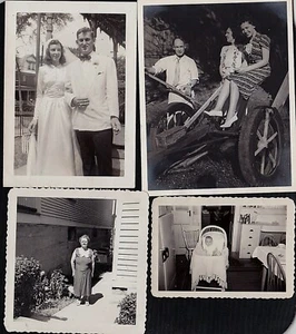 4 Vintage Antique Photographs - Group #24 - Picture 1 of 2