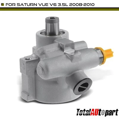 Power Steering Pump w/o Reservoir for Saturn Vue 2008 2009 2010 V6 3.5L 19177343 - Image 1 of 4