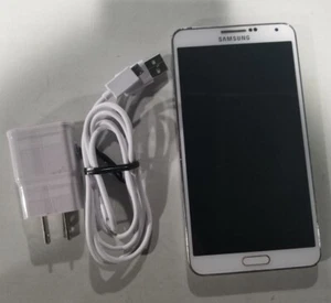 Samsung Galaxy Note 3 SM-N900V - 32 GB - WHITE (Verizon) Smartphone - Afbeelding 1 van 2