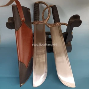 Top Pure Copper Guard Wing Chun Butterfly Sword High Carbon Steel Sharp Set Dao - Picture 1 of 12