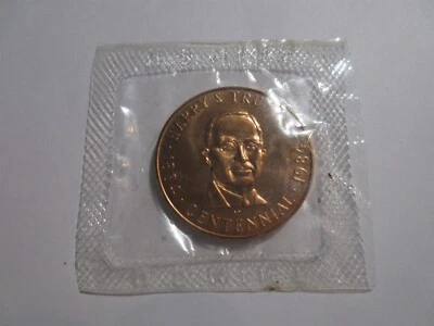 Moneda Harry S Truman 1984 Centenario 1984 Nueva En El Paquete Independencia MO Foto 1 de 4