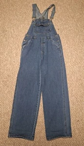 Vintage 90s Y2K Denim Bib Overalls M No Boundaries Retro - Bild 1 von 8