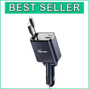Upgraded 70W Retractable Car Charger with Smart Protection & Adjustable Plug - Picture 1 of 9