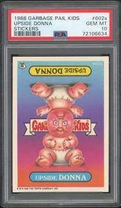 1988 Topps Garbage Pail Kids 15th Series #602a Upside Donna PSA 10 GEM MINT Os15 - Picture 1 of 2