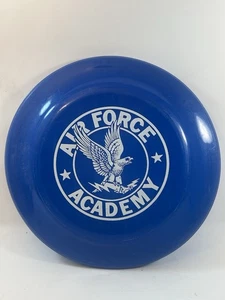 Vintage U.S. Air Force Academy Blue Flying Disc Frisbee Eagle Logo Sammlerstück - Bild 1 von 2
