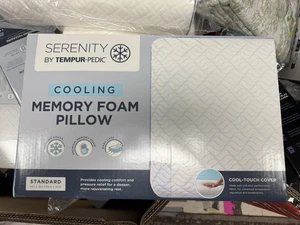 NWB Serenity by Tempur-Pedic Cooling Memory Foam Pillow Standard Size 24” x 16” - Picture 1 of 8