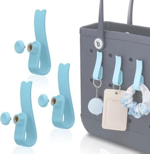 Lenink Hook Accessories Compatible with Bogg Bag, 3 Pack Insert Charm Blue - Picture 1 of 5