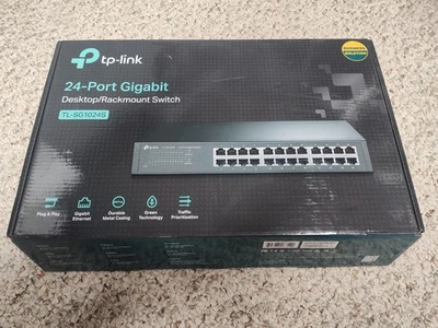 TP-LINK TL-SG1024S 24 Port Gigabit Ethernet Switch  - Image 1 of 4