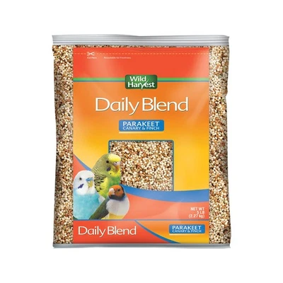 Wild Harvest Daily Blend Nutrition Diet for Parakeet, Canary and Finch 10 Pounds