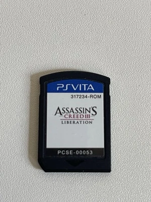 Carrito de juego PS Vita Assassin's Creed III 3: Liberation solamente Foto 1 de 2