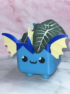 Cubo Vaporeon Pokemon Flor Suculenta Maceta Maceta Impreso en 3D Multicolor WYSIWYG Foto 1 de 4