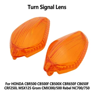 Turn Signal Lens For HONDA MSX125 Grom NC700S NC750X CB500F CMX300 CMX500 Rebel - Picture 1 of 12