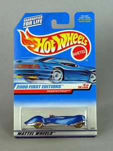 HOT WHEELS 2000 FIRST EDITIONS PHANTASTIQUE BLUE COLLECTOR #069 MOC - Picture 1 of 2