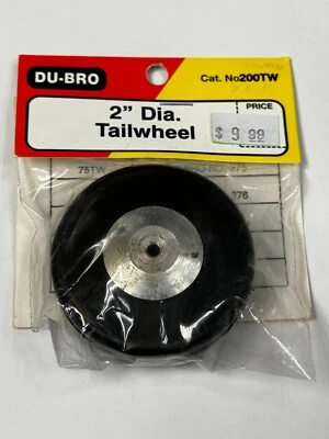 DuBro 200TW RC Remote Control Airplane 2" Tail Wheel DUB200TW - Image 1 of 2