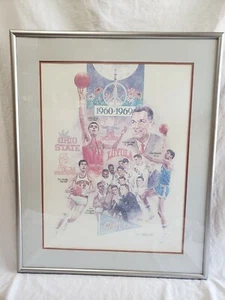 NCAA Final Four 1960-1969 Litographie 37/950 signiert vom Künstler John B. Martin - Bild 1 von 12