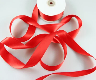 Satinband Geschenkband - breit & Doppelseitig Bastelband Dekoband Party - 25m - Bild 1 von 4