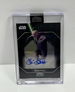 2024 Topps Chrome Black Star Wars Blair Bess as EVAN PIELL Auto Autograph ALS-BE - Picture 1 of 2
