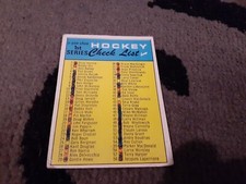 1968-69 O-Pee-Chee 1st Series Checklist 1-132 Vintage Hockey Card #121 L@@K!!