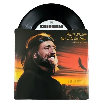 Willie Nelson - Take It to the Limit (1983) 7” 45 White Label DJ Promo NM - Image 1 of 4