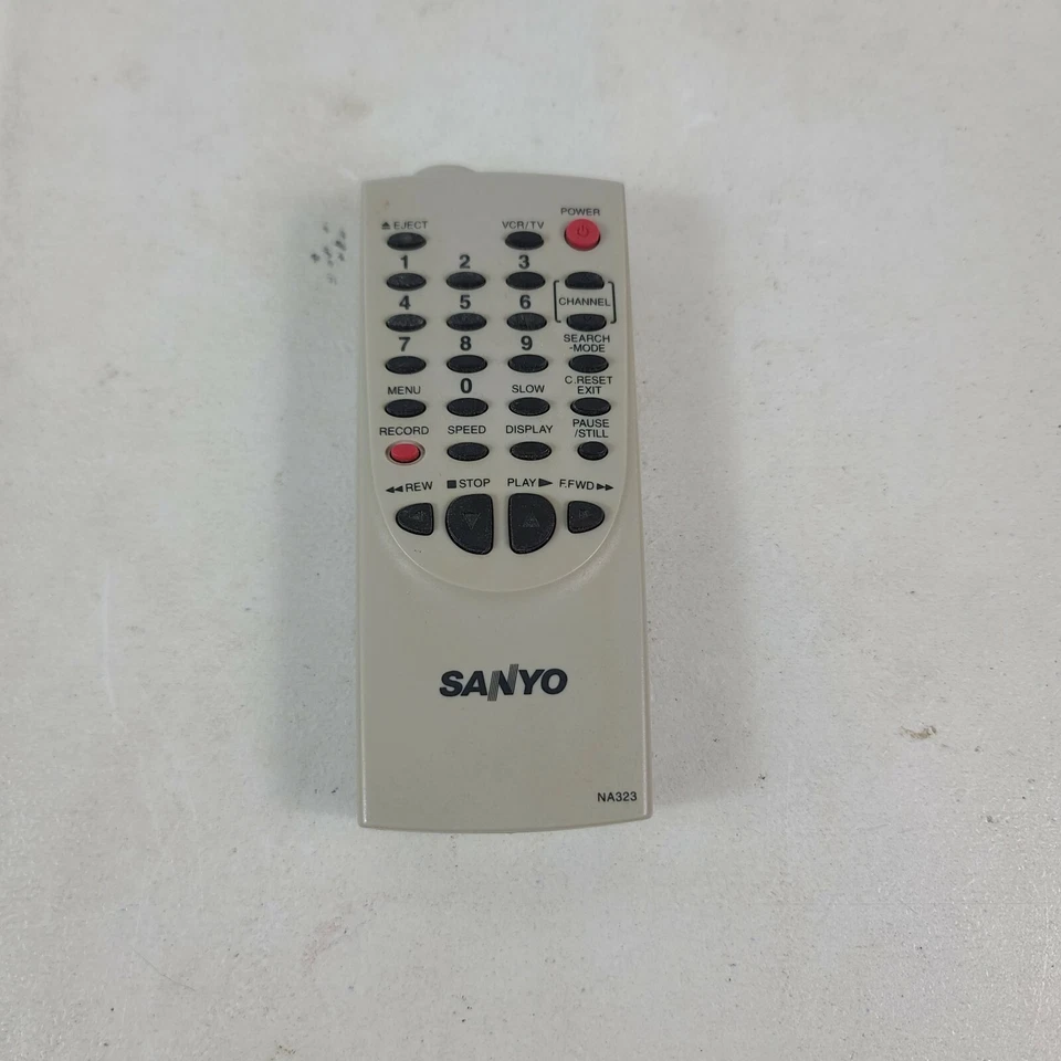 Sanyo NA323 VCR Remote Control VWM-950 - Image 1 of 2